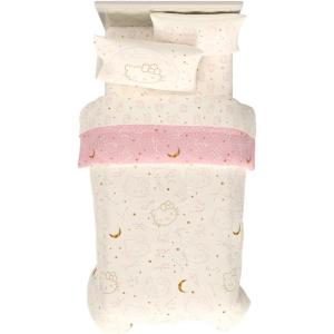imageFranco Barbie 1959 Super Soft Cozy Reversible Comforter and Sheet Set 5 Piece Full Size Official Licensed Product CollectiblesHello Kitty  Constellation