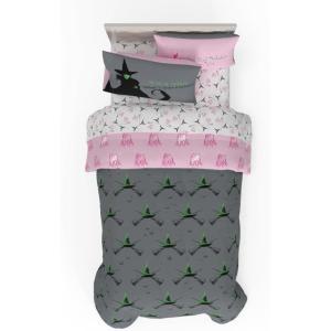 imageFranco Barbie 1959 Super Soft Cozy Reversible Comforter and Sheet Set 5 Piece Full Size Official Licensed Product CollectiblesPink  Green  the Wizard of Oz