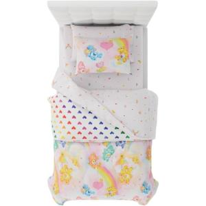 imageFranco Barbie 1959 Super Soft Cozy Reversible Comforter and Sheet Set 5 Piece Full Size Official Licensed Product CollectiblesYellow  Care Bears