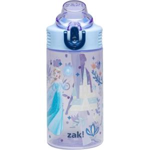 imageZak Designs Sage Barbie Water Bottle For School or Travel 16oz Durable Plastic Water Bottle With Straw Handle and LeakProof PopUp Spout Cover BarbieDisney Frozen Anna  Elsa  Olaf
