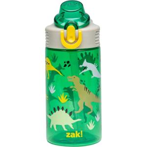 imageZak Designs Sage Barbie Water Bottle For School or Travel 16oz Durable Plastic Water Bottle With Straw Handle and LeakProof PopUp Spout Cover BarbieDino