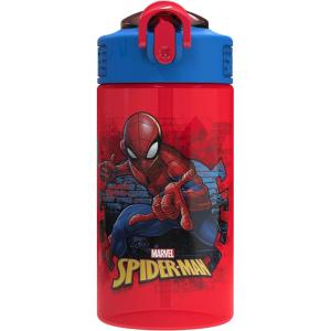 imageZak Designs Sage Barbie Water Bottle For School or Travel 16oz Durable Plastic Water Bottle With Straw Handle and LeakProof PopUp Spout Cover BarbieRed