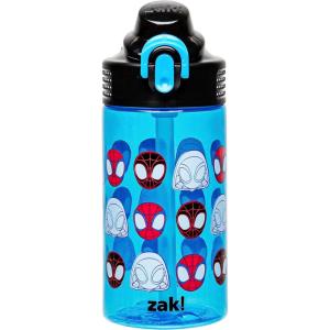 imageZak Designs Sage Barbie Water Bottle For School or Travel 16oz Durable Plastic Water Bottle With Straw Handle and LeakProof PopUp Spout Cover BarbieSpidey Spidey and His Amazing Friends