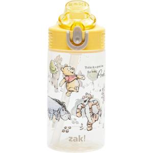 imageZak Designs Sage Barbie Water Bottle For School or Travel 16oz Durable Plastic Water Bottle With Straw Handle and LeakProof PopUp Spout Cover BarbieWinnie the Pooh  Friends
