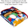 imageFranco Barbie Kids Bedding Super Soft Cozy Silk Touch Throw 40 in x 50 in Officially Licensed ProductSonic the Hedgehog