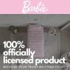 imageFranco Collectibles Barbie Logo Bedding Super Soft Cozy Microfiber 4 Piece Full Sheet Set Officially Licensed ProductBarbie