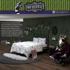 imageFranco Collectibles Barbie Logo Bedding Super Soft Cozy Microfiber 4 Piece Full Sheet Set Officially Licensed ProductBeetlejuice