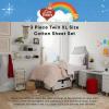 imageFranco Collectibles Barbie Logo Bedding Super Soft Cozy Microfiber 4 Piece Full Sheet Set Officially Licensed ProductCare Bears
