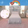 imageFranco Collectibles Barbie Logo Bedding Super Soft Cozy Microfiber 4 Piece Full Sheet Set Officially Licensed ProductCare Bears