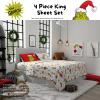 imageFranco Collectibles Barbie Logo Bedding Super Soft Cozy Microfiber 4 Piece Full Sheet Set Officially Licensed ProductGrinch