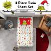 imageFranco Collectibles Barbie Logo Bedding Super Soft Cozy Microfiber 4 Piece Full Sheet Set Officially Licensed ProductGrinch