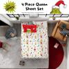 imageFranco Collectibles Barbie Logo Bedding Super Soft Cozy Microfiber 4 Piece Full Sheet Set Officially Licensed ProductGrinch