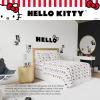imageFranco Collectibles Barbie Logo Bedding Super Soft Cozy Microfiber 4 Piece Full Sheet Set Officially Licensed ProductHello Kitty Polka  Bow of the Day