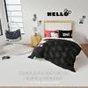 imageFranco Collectibles Barbie Logo Bedding Super Soft Cozy Microfiber 4 Piece Full Sheet Set Officially Licensed ProductHello Kitty Polka Dots