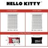 imageFranco Collectibles Barbie Logo Bedding Super Soft Cozy Microfiber 4 Piece Full Sheet Set Officially Licensed ProductHello Kitty Polka Dots