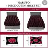 imageFranco Collectibles Barbie Logo Bedding Super Soft Cozy Microfiber 4 Piece Full Sheet Set Officially Licensed ProductNaruto