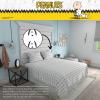 imageFranco Collectibles Barbie Logo Bedding Super Soft Cozy Microfiber 4 Piece Full Sheet Set Officially Licensed ProductPeanuts  Snoopy