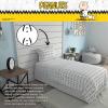 imageFranco Collectibles Barbie Logo Bedding Super Soft Cozy Microfiber 4 Piece Full Sheet Set Officially Licensed ProductPeanuts  Snoopy
