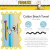 imageFranco Collectibles Barbie Movie Ken Super Soft Cotton BathPoolBeach Towel 60 in x 30 in 100 Officially Licensed ProductPeanuts Snoopy