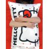 imageFranco Collectibles Barbie Movie Kenough Beauty Silky Satin Standard Reversible Pillowcase Cover 20x30 for Hair and Skin Official Licensed ProductHello Kitty