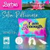 imageFranco Collectibles Barbie Movie Kenough Beauty Silky Satin Standard Reversible Pillowcase Cover 20x30 for Hair and Skin Official Licensed ProductKenough