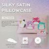 imageFranco Collectibles Barbie Movie Kenough Beauty Silky Satin Standard Reversible Pillowcase Cover 20x30 for Hair and Skin Official Licensed ProductSquishmallows  Sleepy Mallow