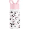 imageSimple Modern Kids Summit Water Bottle with Straw Lid  Mattel Barbie 18oz Stainless Steel Cup Insulated Tumbler for Girls School  Barbie CheckmateDisneyMinnie Mouse Retro