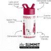 imageSimple Modern Kids Summit Water Bottle with Straw Lid  Mattel Barbie 18oz Stainless Steel Cup Insulated Tumbler for Girls School  Barbie CheckmateDisneyFrozen Red Dress Winter