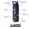 imageSimple Modern Kids Summit Water Bottle with Straw Lid  Mattel Barbie 18oz Stainless Steel Cup Insulated Tumbler for Girls School  Barbie CheckmateDisneyPixar Monsters Inc Dream Team