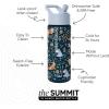 imageSimple Modern Kids Summit Water Bottle with Straw Lid  Mattel Barbie 18oz Stainless Steel Cup Insulated Tumbler for Girls School  Barbie CheckmateDisneyWinnie the Pooh Floral