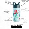 imageSimple Modern Kids Summit Water Bottle with Straw Lid  Mattel Barbie 18oz Stainless Steel Cup Insulated Tumbler for Girls School  Barbie CheckmateDisneyThe Little Mermaid Ariels Treasures