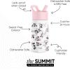 imageSimple Modern Kids Summit Water Bottle with Straw Lid  Mattel Barbie 18oz Stainless Steel Cup Insulated Tumbler for Girls School  Barbie CheckmateDisneyMinnie Mouse Retro