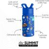 imageSimple Modern Kids Summit Water Bottle with Straw Lid  Mattel Barbie 18oz Stainless Steel Cup Insulated Tumbler for Girls School  Barbie CheckmateDisneyPixar Mashup on Blue