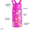 imageSimple Modern Kids Summit Water Bottle with Straw Lid  Mattel Barbie 18oz Stainless Steel Cup Insulated Tumbler for Girls School  Barbie CheckmateDisneyMinnie Doodle