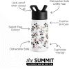 imageSimple Modern Kids Summit Water Bottle with Straw Lid  Mattel Barbie 18oz Stainless Steel Cup Insulated Tumbler for Girls School  Barbie CheckmateDisneyMickey Mouse Retro
