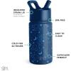 imageSimple Modern Kids Summit Water Bottle with Straw Lid  Mattel Barbie 18oz Stainless Steel Cup Insulated Tumbler for Girls School  Barbie CheckmateDisneyMickey Mouse Constellations