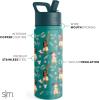 imageSimple Modern Kids Summit Water Bottle with Straw Lid  Mattel Barbie 18oz Stainless Steel Cup Insulated Tumbler for Girls School  Barbie CheckmateDisneyMoanas Village