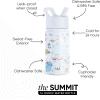 imageSimple Modern Kids Summit Water Bottle with Straw Lid  Mattel Barbie 18oz Stainless Steel Cup Insulated Tumbler for Girls School  Barbie CheckmateDisneyCinderella Floral Wishes