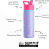 imageSimple Modern Kids Summit Water Bottle with Straw Lid  Mattel Barbie 18oz Stainless Steel Cup Insulated Tumbler for Girls School  Barbie CheckmateMattel Barbie Cursive