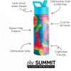 imageSimple Modern Kids Summit Water Bottle with Straw Lid  Mattel Barbie 18oz Stainless Steel Cup Insulated Tumbler for Girls School  Barbie CheckmateTieDye