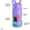 imageSimple Modern Kids Summit Water Bottle with Straw Lid  Mattel Barbie 18oz Stainless Steel Cup Insulated Tumbler for Girls School  Barbie CheckmateTrolls Sparkle