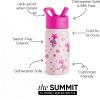 imageSimple Modern Kids Summit Water Bottle with Straw Lid  Mattel Barbie 18oz Stainless Steel Cup Insulated Tumbler for Girls School  Barbie CheckmateTrolls Poppy Mashup