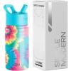 imageSimple Modern Kids Summit Water Bottle with Straw Lid  Mattel Barbie 18oz Stainless Steel Cup Insulated Tumbler for Girls School  Barbie CheckmateTieDye