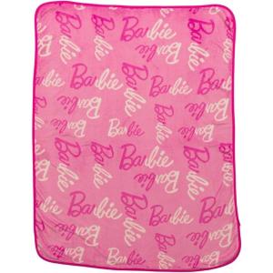 imageFranco Barbie Kids Bedding Super Soft Cozy Silk Touch Throw 40 in x 50 in Officially Licensed ProductBarbie
