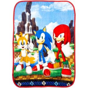 imageFranco Barbie Kids Bedding Super Soft Cozy Silk Touch Throw 40 in x 50 in Officially Licensed ProductSonic the Hedgehog