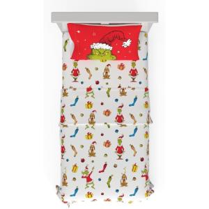 imageFranco Collectibles Barbie Logo Bedding Super Soft Cozy Microfiber 4 Piece Full Sheet Set Officially Licensed ProductGrinch