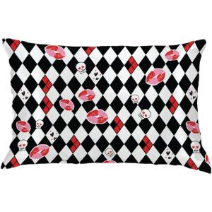 imageFranco Collectibles Barbie Movie Kenough Beauty Silky Satin Standard Reversible Pillowcase Cover 20x30 for Hair and Skin Official Licensed ProductBatman  Harley Quinn