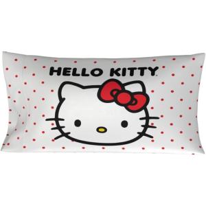 imageFranco Collectibles Barbie Movie Kenough Beauty Silky Satin Standard Reversible Pillowcase Cover 20x30 for Hair and Skin Official Licensed ProductHello Kitty