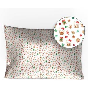 imageFranco Collectibles Barbie Movie Kenough Beauty Silky Satin Standard Reversible Pillowcase Cover 20x30 for Hair and Skin Official Licensed ProductHello Kitty  Holiday