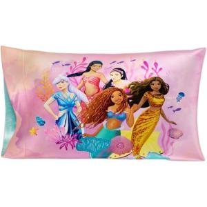 imageFranco Collectibles Barbie Movie Kenough Beauty Silky Satin Standard Reversible Pillowcase Cover 20x30 for Hair and Skin Official Licensed ProductThe Little Mermaid Live Action